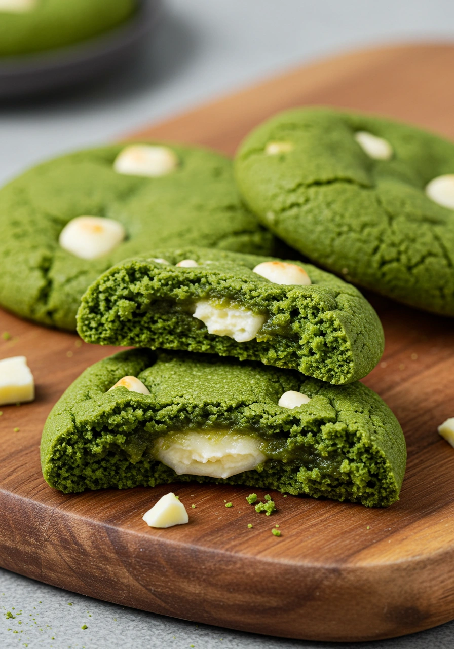 Matcha Mochi Cookies